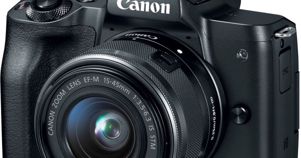 Canon EOS M50 Mirrorless Digital Camera with 15-45mm Lens (Black